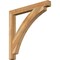 Ekena Millwork Thorton Block Rough Sawn Bracket, Western Red Cedar, 4"W x 40"D x 40"H BKT04X40X40THR05RWR - alternate 1